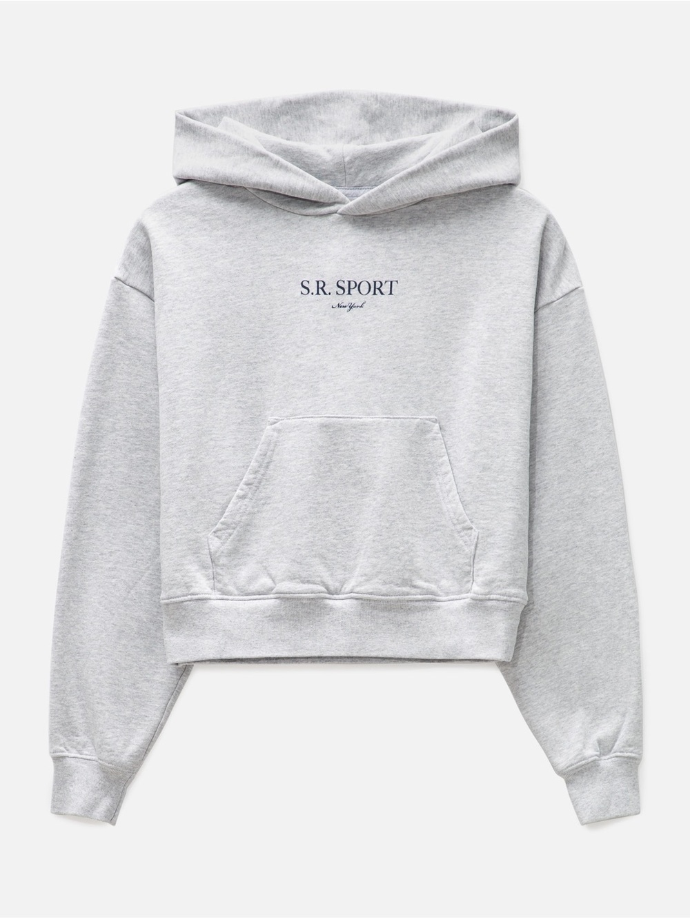 Sporty & Rich Sport Women's Light Gray Hooded Sweatshirt